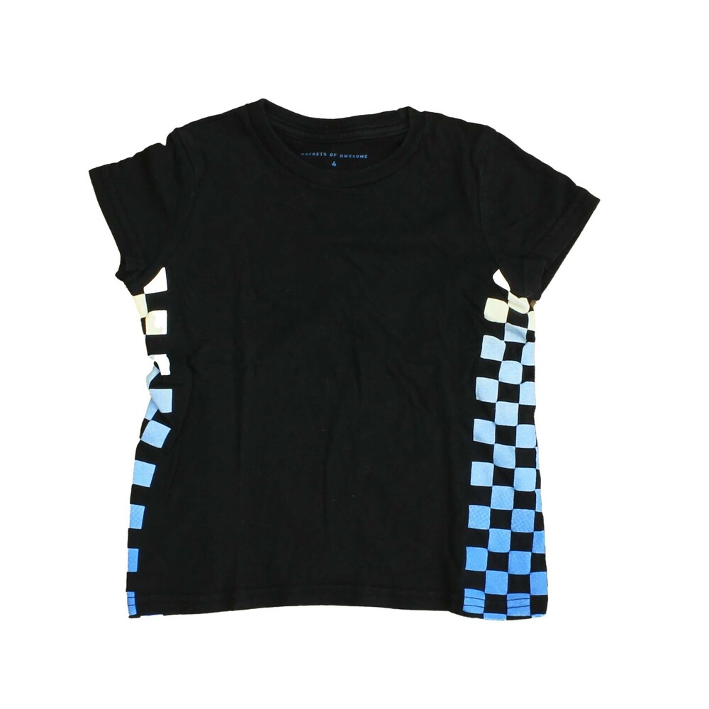 Rockets Of Awesome Boys Black | Blue | White T-Shirt size: Little Boy